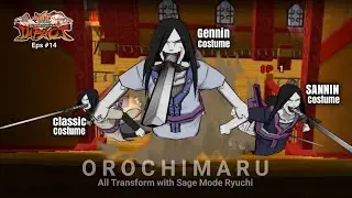 Mod Texture  | Naruto Impact |  OROCHIMARU (SAGE MODE& SANNIN COSTUME) Game PPSSPP Android