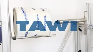 Roll handling with tube fork tool