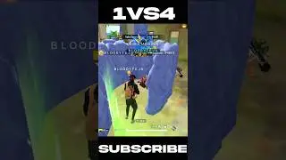 1 VS 4 CLUTCH ON GRANDMASTER LOBBY#freefire #shorts #viral #1vs4