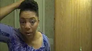 Natural Hairstyle Classic Updo Inspired by MsVaughn
