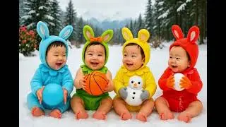Dudi Dudi Dam Dam 😍 Funny Kids Dancing Song | Cute Penguin Babies