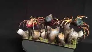 forest goblin bigbosses on gigantic spiders