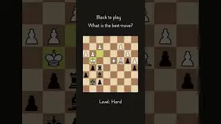 Black to Play & Find the BRILLIANT WIN! ♟ (Hard Chess Puzzle Challenge)