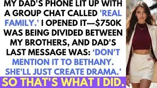 I Found Out My Family Had a Group Chat Without Me, and They Planned to Cut Me Out Of The Fund