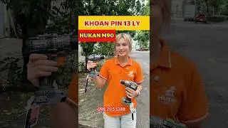 Khoan pin 13ly Hukan G3-M90 lực siết 90Nm, động cơ kh&ocirc;ng chổi than #dienmayvietnhat #khoanpin