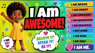 Kids Affirmations | 1-Minute Affirmation Song for Kids | Fight Negative Thoughts Sing Along
