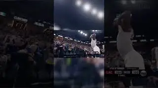 patrick beverly play-in crying celebration with the man by aloe blacc playing
