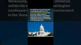 US senate Votes to restrict Trump's power to use millitary in Venezuela. #venezuela #trump