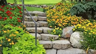 🌺Красивые примеры декора на садовом участке / Beautiful ideas for garden decor / A - Video