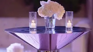 Luxury Wedding Venue Design DC Centerpiece and Lights D&eacute;cor