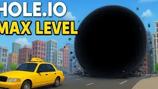 Hole.io 🌪️ Max Level Black Hole Rampage | City Destruction Gameplay 🔥