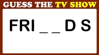 Guess The TV Show by Emoji ChallengeTV Show Quiz Emoji Puzzles World Riddles ! Brain Puzzle Part - 3