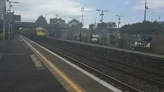 Irish rail Mark 4 train passes Newbridge for Heuston 