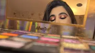 GOLD AND RED HALO EYESHADOW TUTORIAL | SMOKEY #SPOTLIGHTEYE
