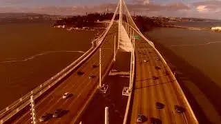 San Francisco apocalyptic orange sky
