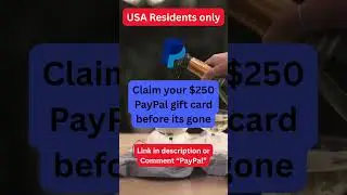 ✅ Cash giveaway - Get Instant $250 PayPal Gift Card | USA Exclusive 🎉 #shorts #usa #money #paypal