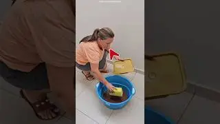 DIY Brick Wall Hack Using a Sponge | Easy Home Makeover #facts #shots