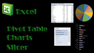 How to use Slicer to filter a linked Pivot Table and Pivot Chart