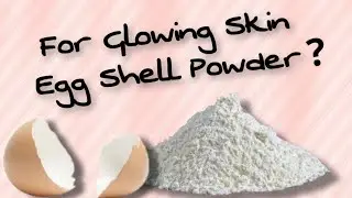 Egg Shell Powder on my face | this happened
