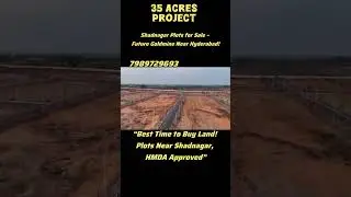 Shadnagar plots for sale| HMDA Approved |Hyderabad| Real estate |Gated Community | 7989729693