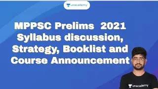 MPPSC Prelims 2021 Strategy Syllabus booklist and Course Announcement