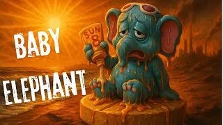 🔥 MELTING SURPRISE TOY! 🐘 Baby Elephant Couldn't Survive the Heat! 🔥