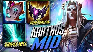 KARTHUS MID IS BROKEN! How to Carry |  Season 13 League of Legends 13.12