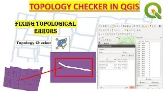 TOPOLOGY CHECKER IN QGIS | FIXING TOPOLOGICAL ERRORS | #qgistutorials