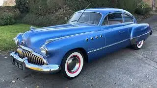 1949 Buick Roadmaster Sedanette Fastback 320ci Fireball Straight Eight Dynaflow Auto - FOR SALE - UK