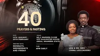 40 DAYS PRAYER AND FASTING || DAY 5 || 16|01|2026