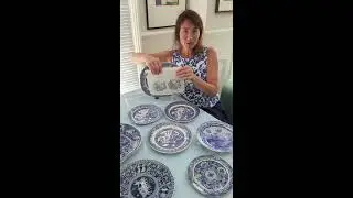 Favourite Items No 4 - Blue Willow plates, the story