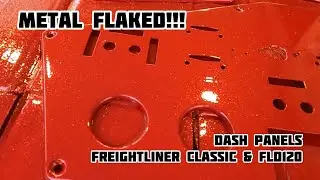 Como pintar los paneles del tablero freightliner Classic  y fld120