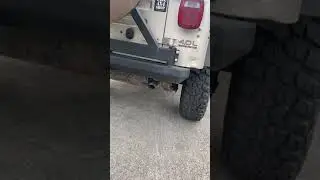 1995 YJ 4.0. Flowmaster super 44