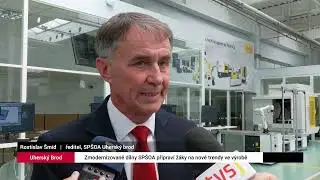Zmodernizovan&eacute; d&iacute;lny SP&Scaron;OA připrav&iacute; ž&aacute;ky na nov&eacute; trendy ve v&yacute;robě (TVS)