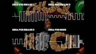 Chuck Rock - Watery Dunes - Master System Remix [SN76489]