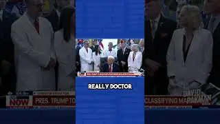 Trump falls asleep at meeting, jolts awake on camera #shorts