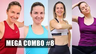 MEGA COMBO #8 🧡 FORTALECE PECHO, BRAZOS Y ESPALDA | SI&Eacute;NTETE JOVEN - 62 MINUTOS