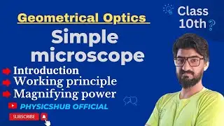 PHY.12.21 Simple microscope | How simple microscope works | Geometrical optics | Physicshub official