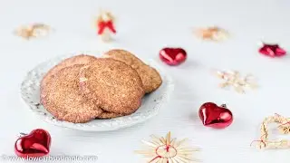 5-Ingredient Keto Snickerdoodles - gluten-free, low-carb, easy