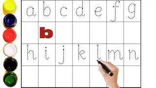 Dotted Alphabet ABCD |Easy A to Z Tracing for Kids | Learn Letters Writing| A to Z| Kids rhymes 27 5