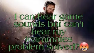 Modern Warfare PC MIC FIX! (Can hear the game but cant hear voice chat)