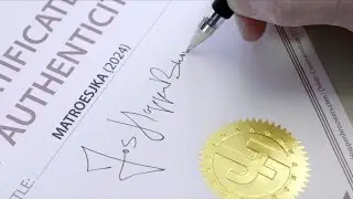 Fine art: scanning, printing, signing and packaging.