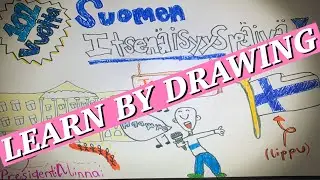 Draw With Me: Finland's Independence Day | Learn Finnish