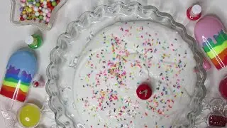 Cherry Pie Slime Smoothie! Mixing Clay & Many Random Items into Homemade Slime    SATISFYING