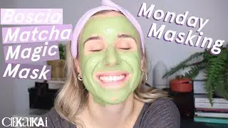 Boscia Matcha Magic Super Antioxidant Face Mask Review | MONDAY MASKING |CIEKAIKAI