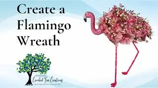 Learn How to Make a Flamingo Wreath with items from Dollar Tree