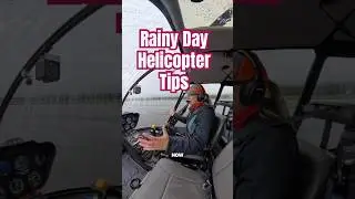 Some considerations for flying an R44 helicopter in the rain #pilot #aviation