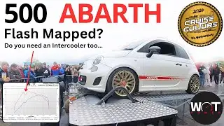 What's That...   Fiat 500 ABARTH Flash Mapped Dyno Pull, rolling road Power Run, Mapped ECU