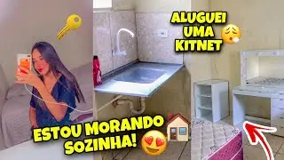 ALUGUEI UMA KITNET | ESTOU MORANDO SOZINHA DE NOVO! 💗  #vlog #morandosozinha