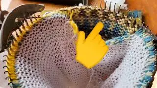 Hemmed Sock Top on a Circular Sock Machine in Detail